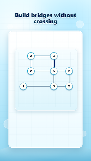Hashi Bridges Puzzle Screenshot 1