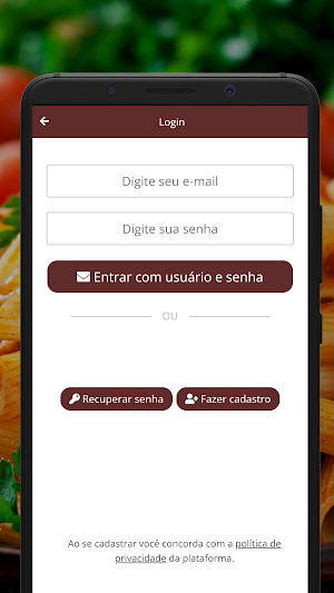 Cantina Caseira Screenshot 1