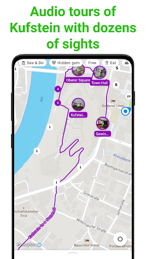 Kufstein Tour Guide:SmartGuide Screenshot 0
