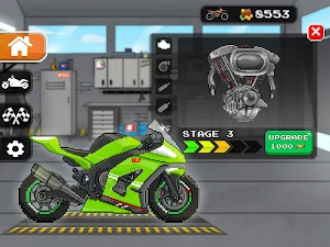 Moto Quest : Bike racing (retro drag races) Screenshot 3