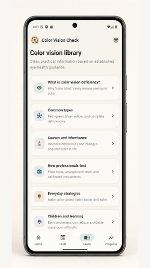 Color Vision Check Screenshot 3