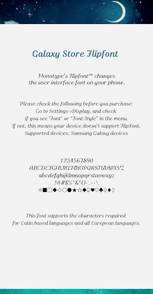 Fine Lullaby™ Latin Flipfont Screenshot 3
