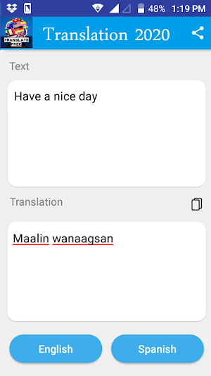 Somali - English Translator 2020 Screenshot 1