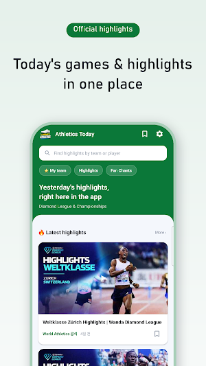 Athletics Today Screenshot 1
