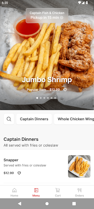 Captain Fish & Chicken Screenshot 1
