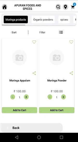 apuranfoods Screenshot 1
