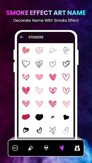 3 D Smoke Name Art Maker Screenshot 2