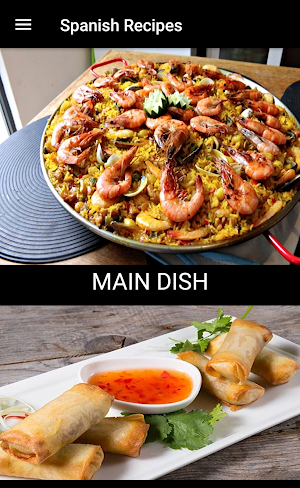 Spanish Food Recipes + Easy and Fast Screenshot 1