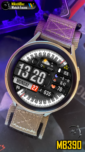 Digital Watch Face MB390 Screenshot 0