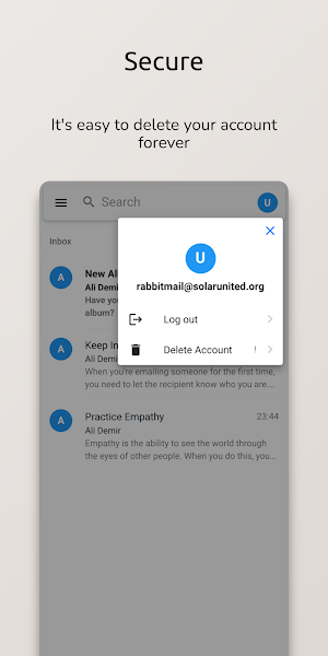 Rabbit Mail - Temporary Disposable Email Screenshot 2
