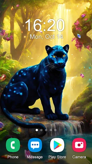 Black Panther Wallpaper 2024 Screenshot 1