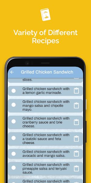 GRILLED CHICKEN SANDWICHES Screenshot 3