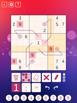 Thermo Sudoku Screenshot 3