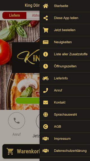 King Döner & Pizzahaus Screenshot 2