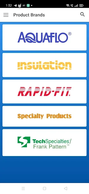 LSP Products Catalog Screenshot 1