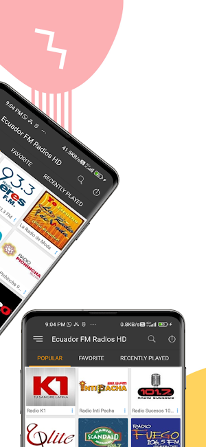Ecuador FM Radios HD Screenshot 2