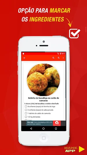 Receitas de Salgados Screenshot 2