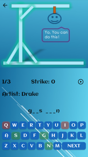HangMan Music Screenshot 0