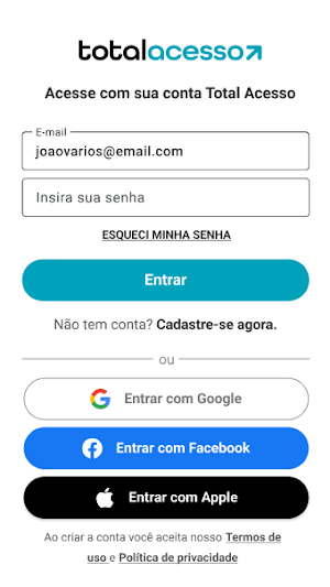Total Acesso Ingressos Screenshot 0