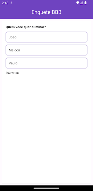 Enquete BBB Screenshot 0