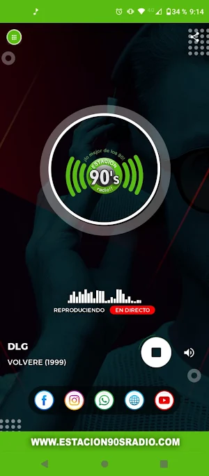 Estacion 90s Radio Screenshot 1