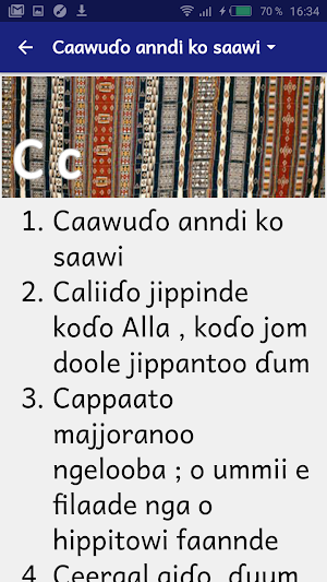 fulfulde proverbes Screenshot 3