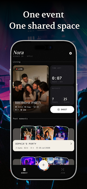 Nora: Disposable Camera Events Screenshot 0