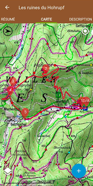 Visorando GPS randonnée Screenshot 3