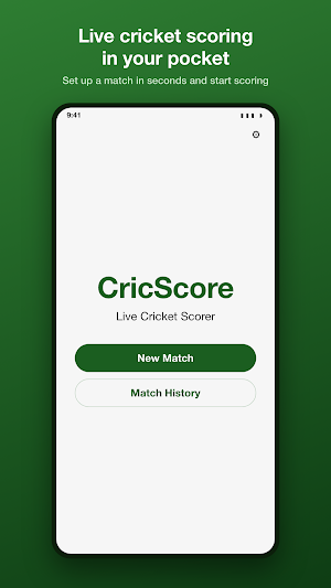 CricScore Screenshot 1
