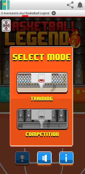 O Aventureiro Azul Basketball Screenshot 3