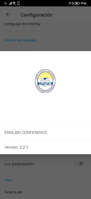 ENGLISH CONFERENCE UPNFM Screenshot 3