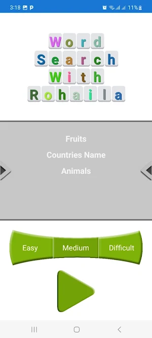 Word Search With Rohaila Screenshot 1