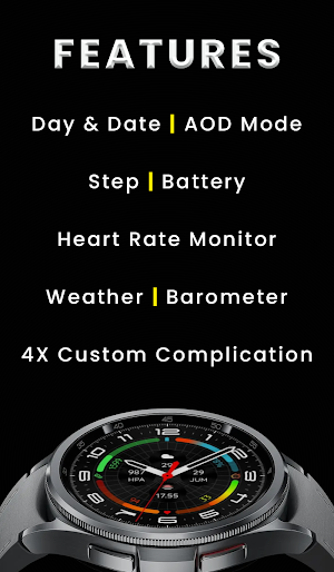 Ultra Analog Watch Face Screenshot 1