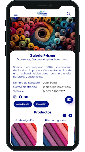 COEXPORT El Salvador Screenshot 2