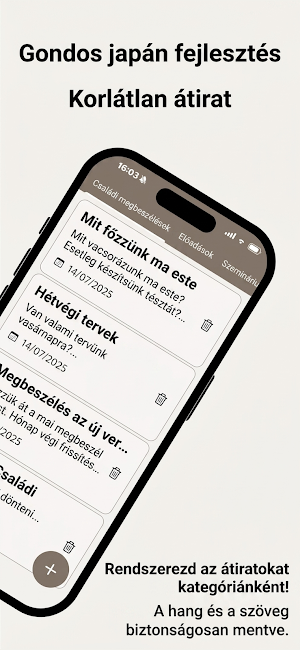 Leirat: AI hangátirat Screenshot 1