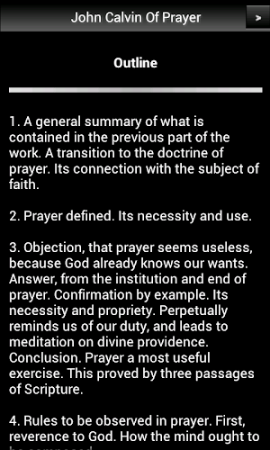 John Calvin Of Prayer Screenshot 2