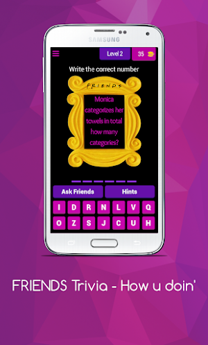 FRIENDS Trivia - How u doin' Screenshot 1
