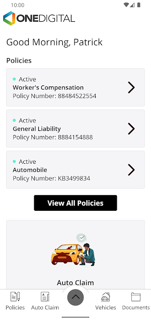 OneDigital P&C Mobile Screenshot 1