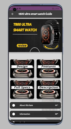 T800 Ultra Smart Watch Guide Screenshot 0