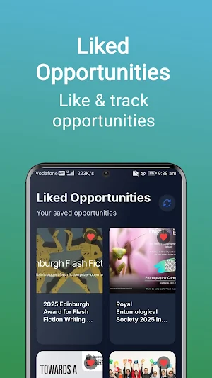 Scholarships & Internships Screenshot 1