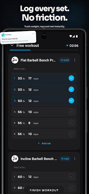 MoreRep: Workout Tracker Screenshot 0