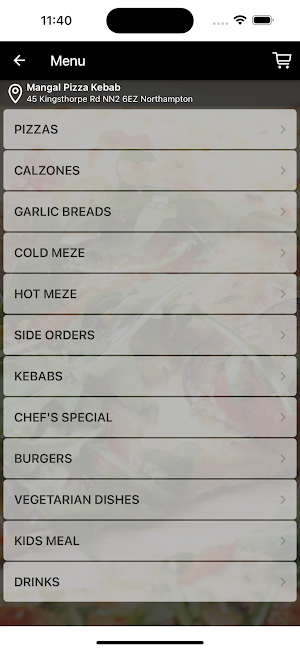Mangal Pizza Kebab Screenshot 3
