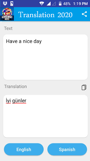 Turkish - English Translator 2021 Screenshot 1