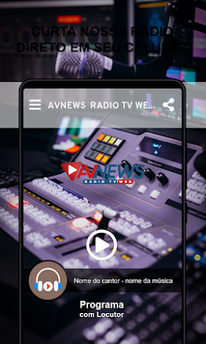 AvNews  Rádio TV Web Screenshot 1