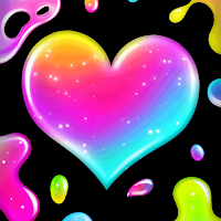 Colorful Neon Jelly- Wallpaper