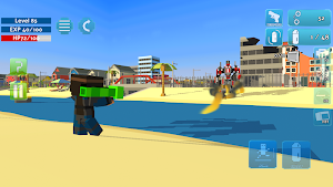 Block Gun Pixel Jetpack Screenshot 1