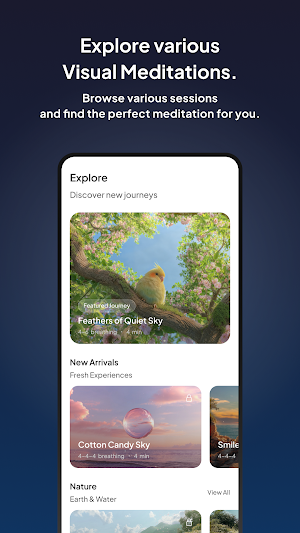 Visual Meditation:Calm&Breathe Screenshot 1