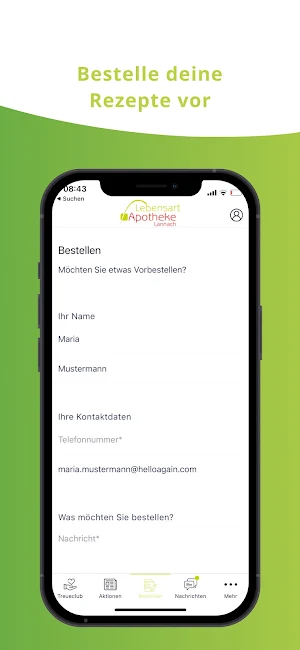 Lebensart Apotheke Screenshot 2