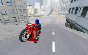 City Race Bike Simulator Screenshot 0