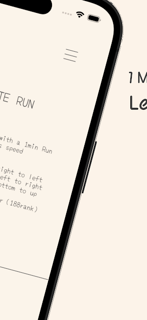 ONEMINUTE RUN Screenshot 1